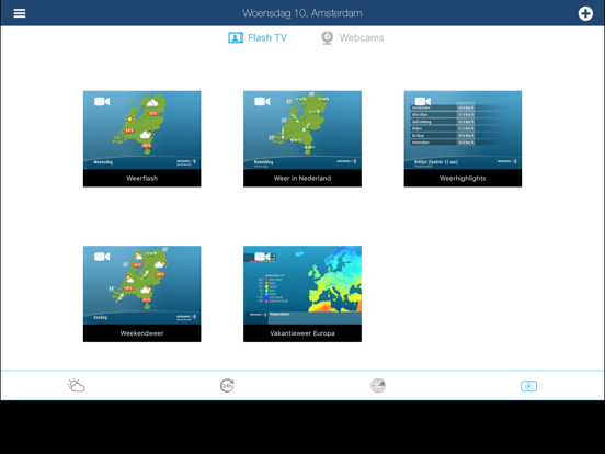 Weerbericht voor Nederland iPad app afbeelding 5