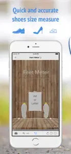Feet Meter  measure shoe size screenshot #4 for iPhone