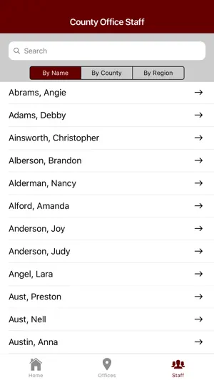 MSUES Directory screenshot 3