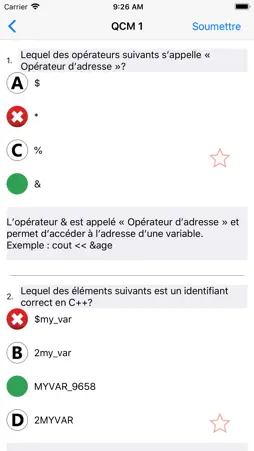 QCM C++ Entrainement screenshot 1