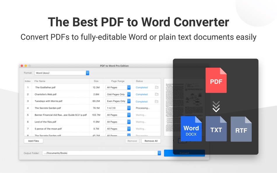 #1. PDF to Word Pro for Adobe PDFs (macOS) 由: PDF Technologies, Inc.