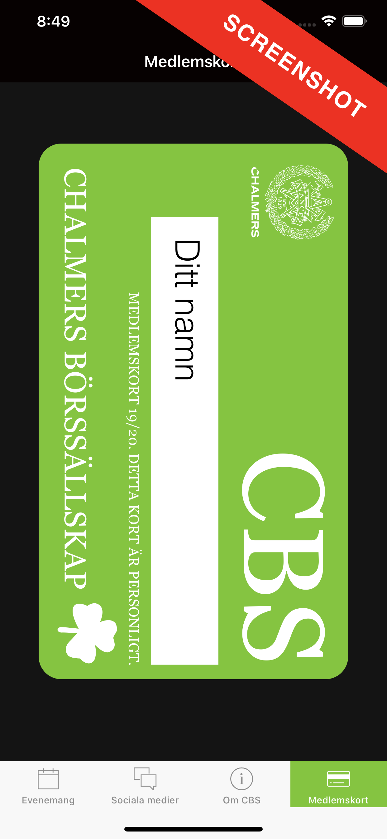 Chalmers Börssällskap - CBS