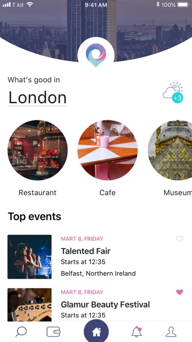 Tkit iPhone screenshot 1 - Social Networking app
