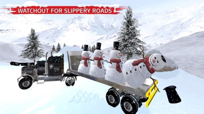 Winter Snow Giant Truck Drive Screenshot