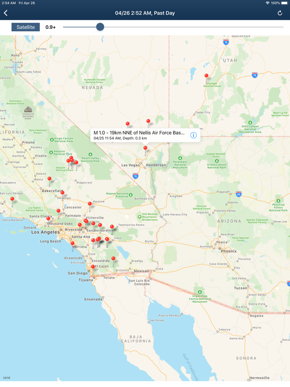 Earthquake Monitor - Alerts and USGS Earthquake Data screenshot
