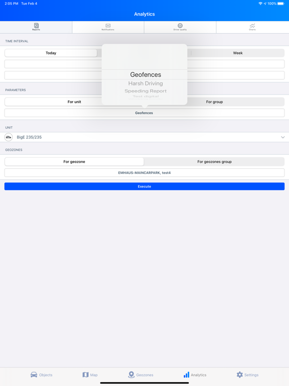 Prometheus Mobile iPad screenshot 5 - Navigation app