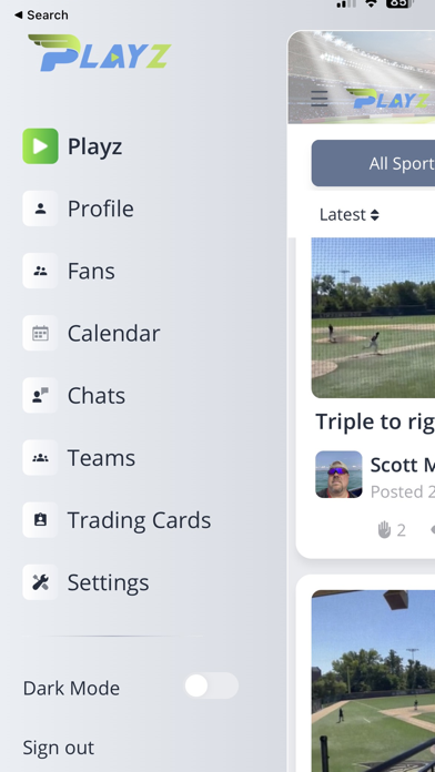 Playz Sports Screenshot