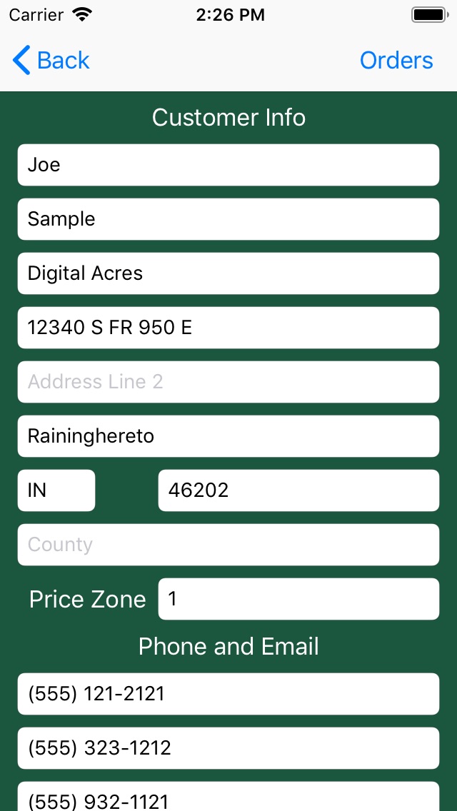 iPhone screenshot