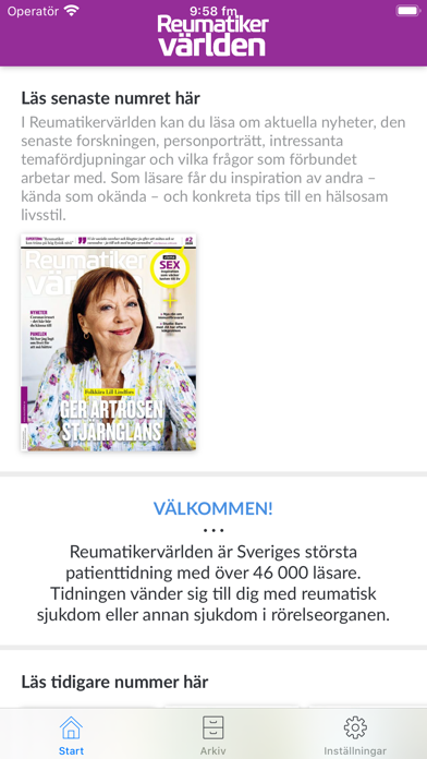 Reumatikervärlden Screenshot