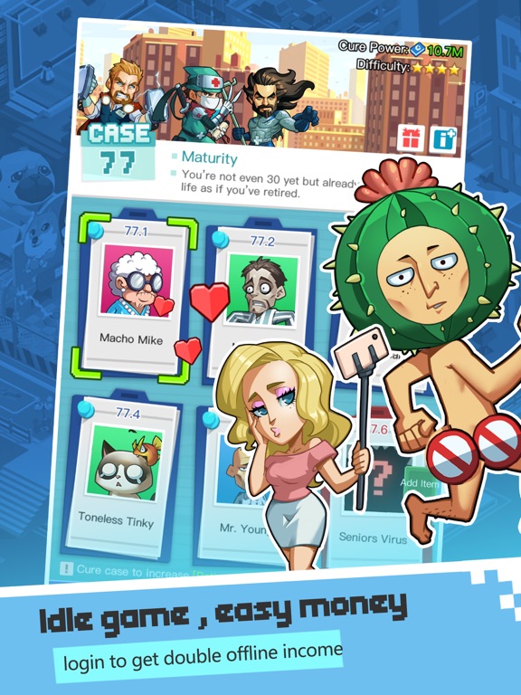 Dr. Sick iPad screenshot