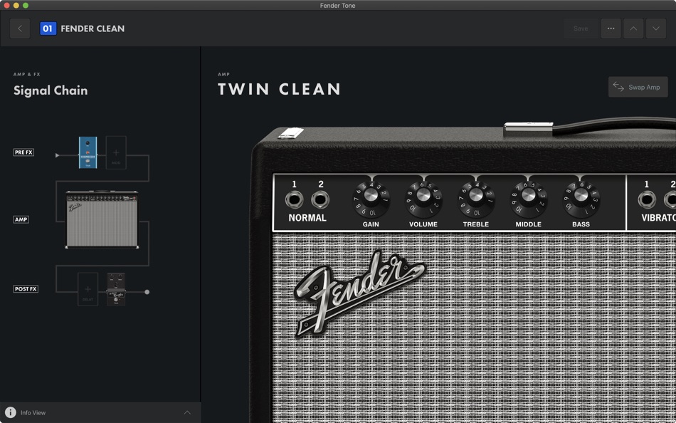 #1. Fender Tone LT Desktop (macOS) Av: Fender Digital
