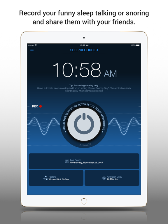 iPad Image of Prime Sleep Recorder