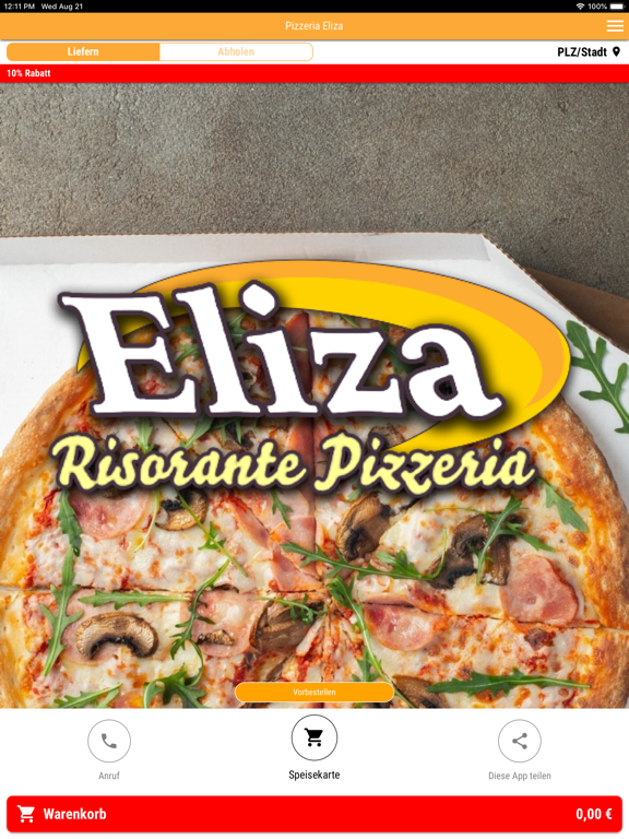 Screenshot #4 pour Pizzeria Eliza