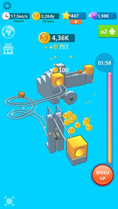 Screenshot #3 pour Balls Rollerz Idle 3D Puzzle