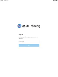 PADI Training ipad bilder 1