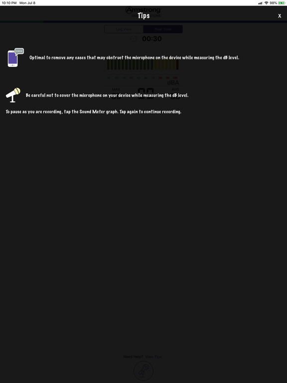 Screenshot #5 pour Armstrong Sound Level Meter