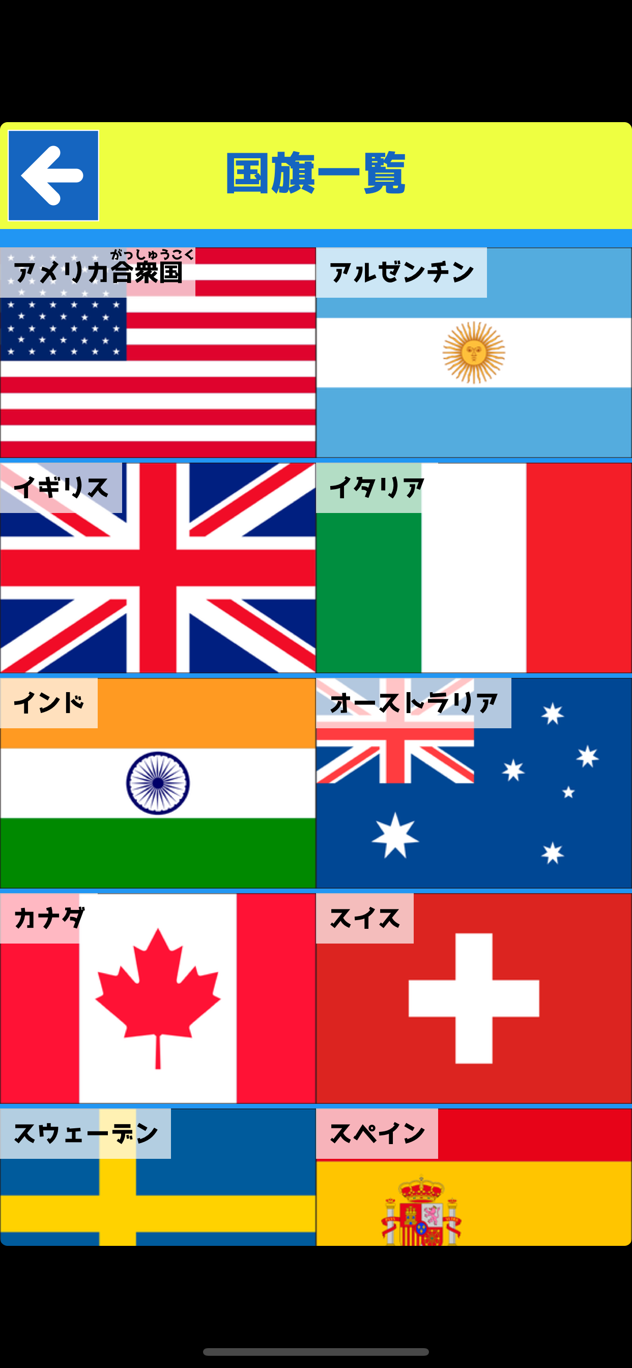 みんなの国旗クイズ
