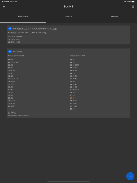 Red Vožnje - Novi Sad iPad screenshot 4 - Travel app