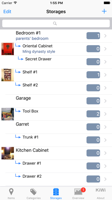 Items & Storage & Inventory Screenshot