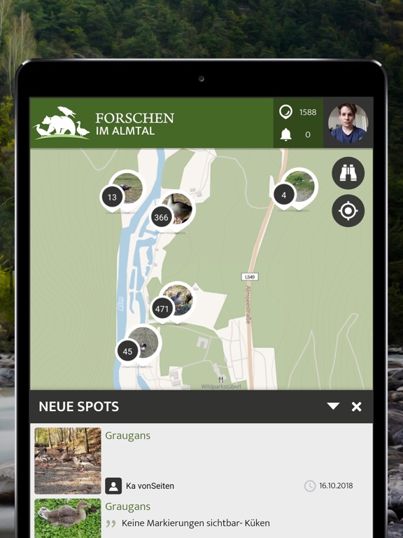 Screenshot #6 pour Forschen im Almtal | SPOTTERON
