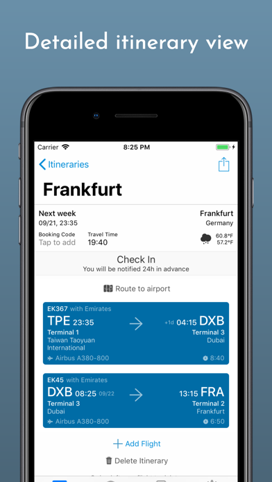 Screenshot #3 pour Boarding Pass - Flight Checkin