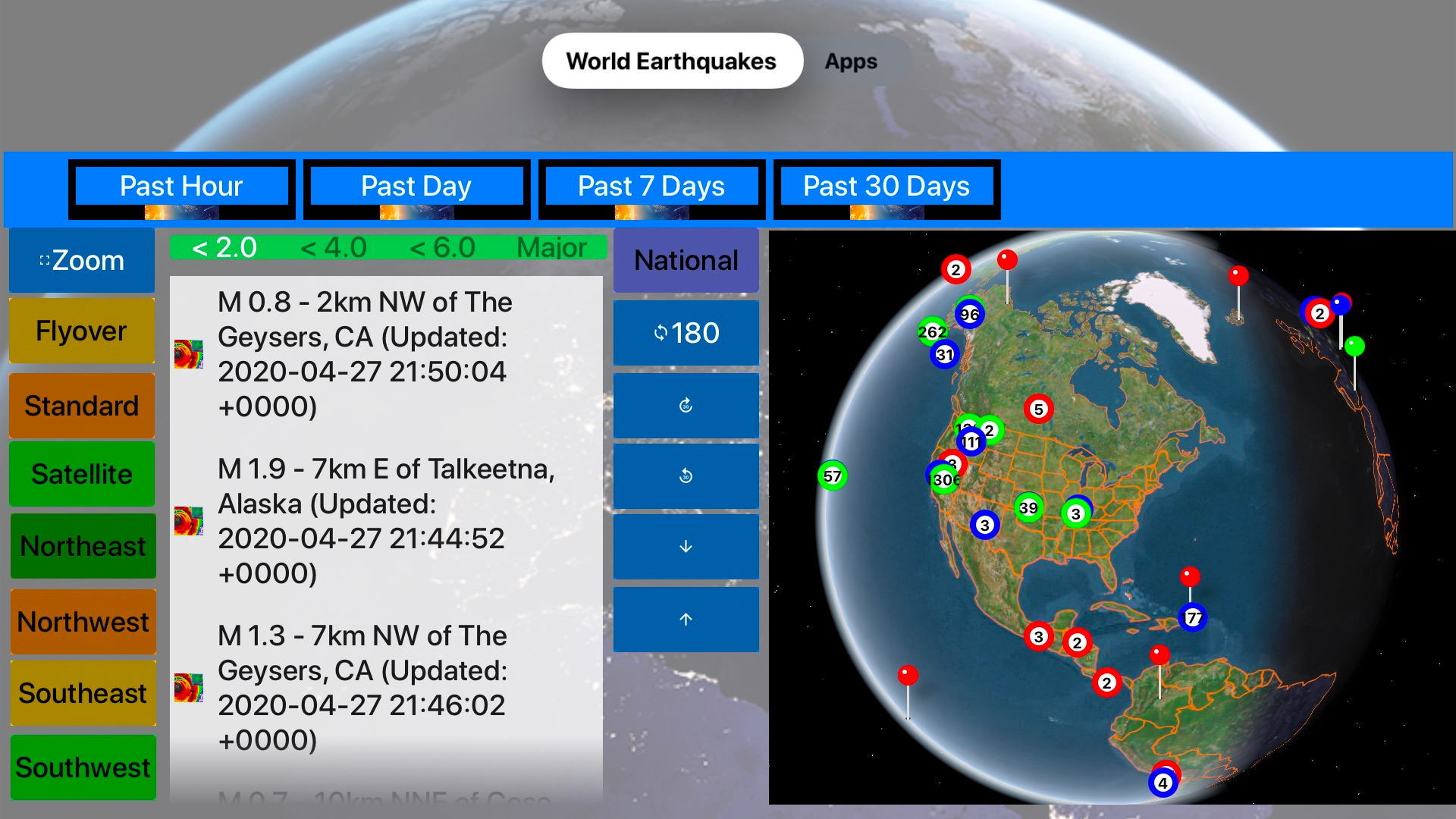 Instant USGS Earthquake Lite