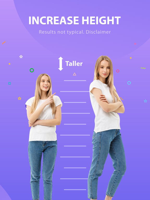Height increase iPad screenshot 8 - Health & Fitness app