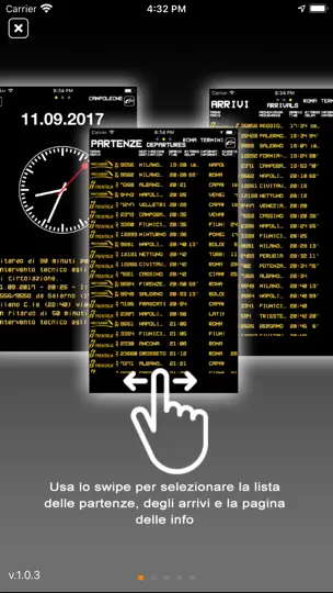Скриншот Orari Treni Italia на iPhone 6