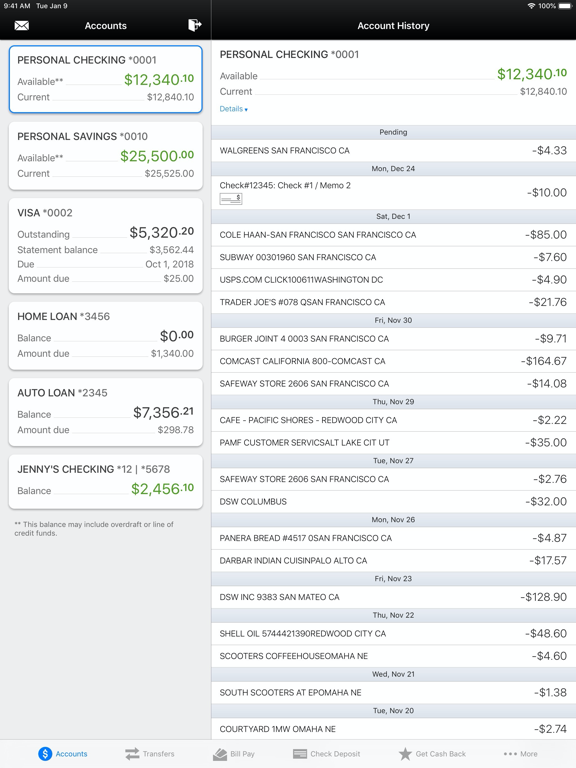AmbankWaco iPad screenshot 3 - Finance app