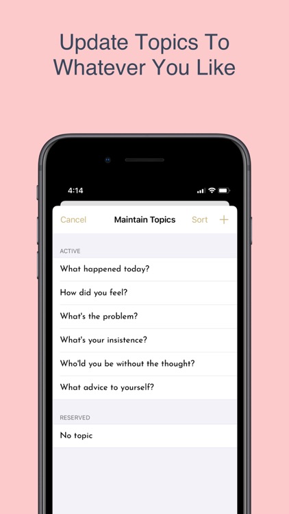 Self Talk - Conversation Diary