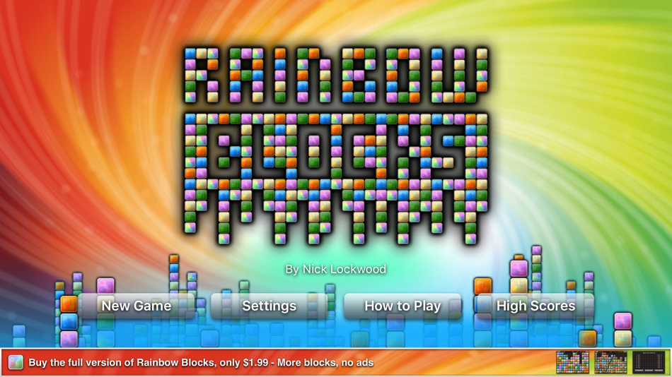 #1. Rainbow Blocks Lite Edition (iOS) 由: Charcoal Design