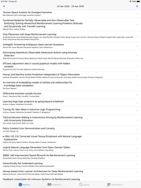 Screenshot #4 pour Read arXiv