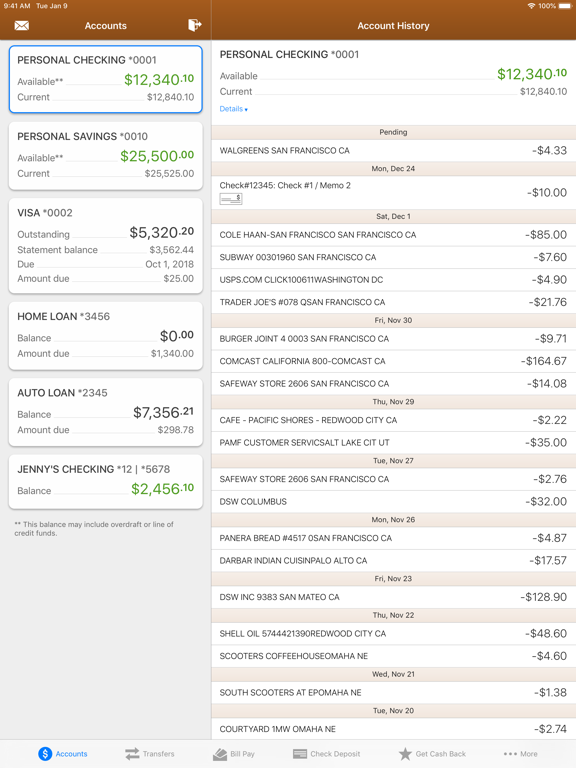 Screenshot #6 pour North County CU Mobile Banking