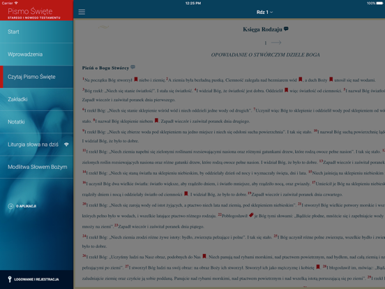 Pismo Święte z komentarzem iPad screenshot 4