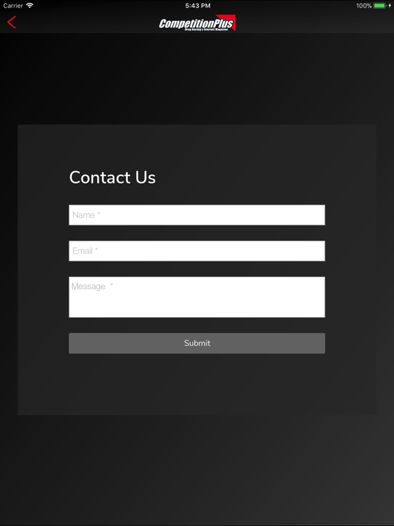Competition Plus iPad screenshot 5 - News app