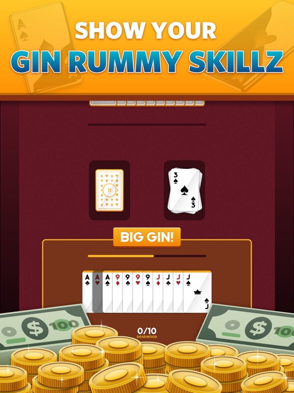 Screenshot #5 pour Gin Rummy Gold - Win Prizes!