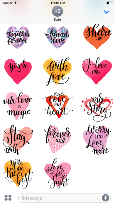 Animated Love Quotes Stickers Screenshot 4 - AppWisp.com Animated Love Quotes Stickers Screenshot 4 - AppWisp.com