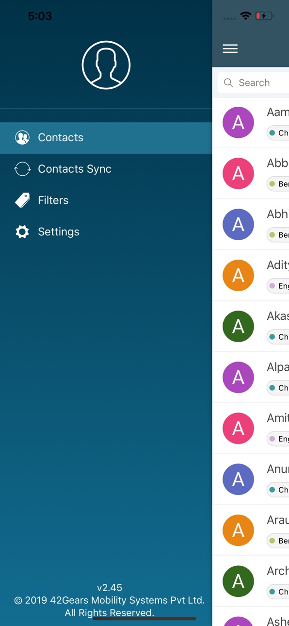 iPhone screenshot