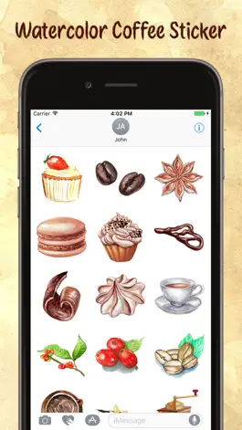 Game screenshot Water Color Coffee Stickers hack