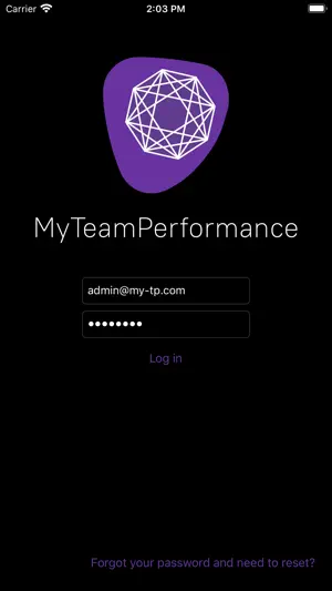 MyTeamPerformance screenshot 1
