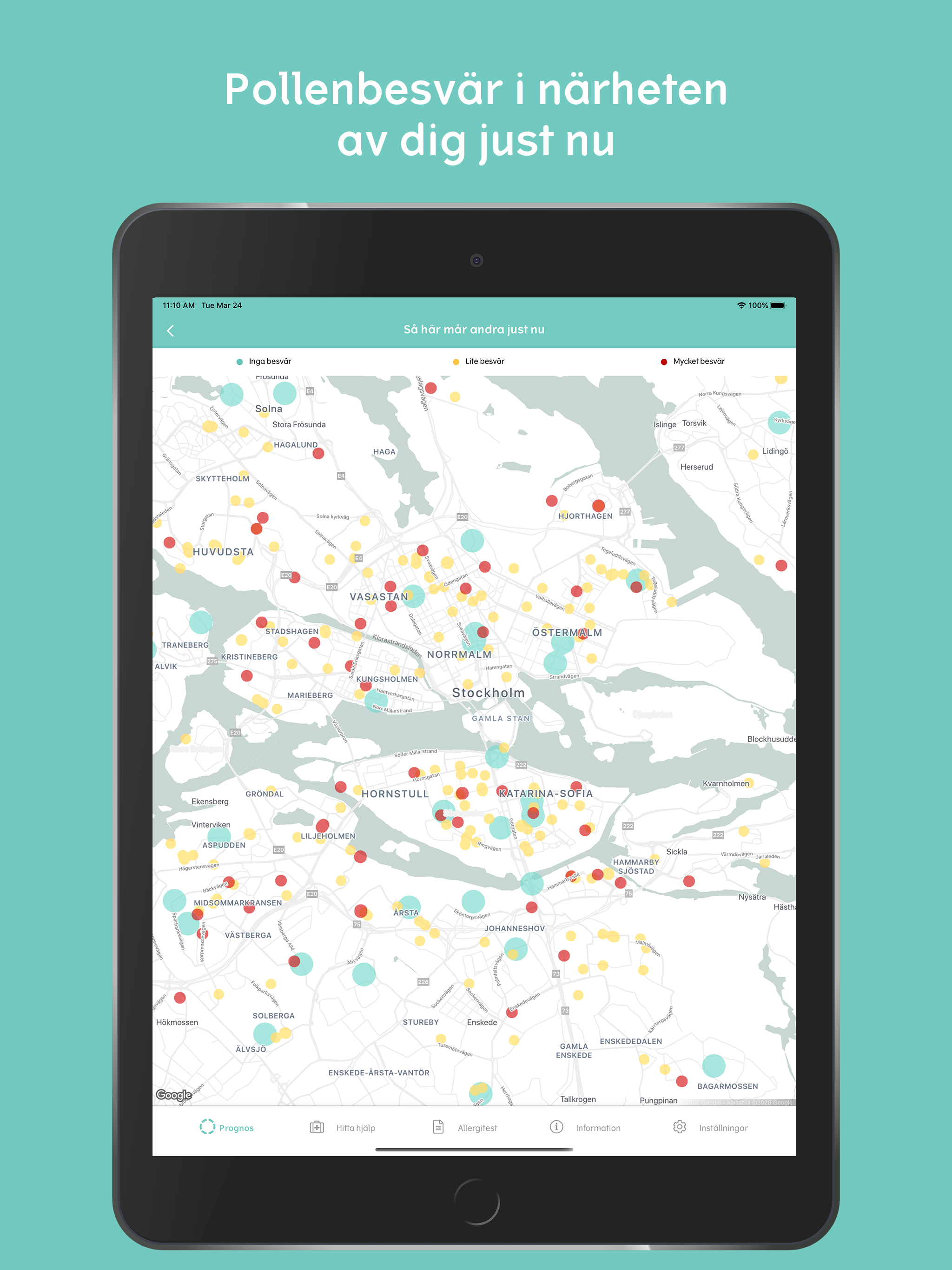 Pollenkoll - Dagliga prognoser