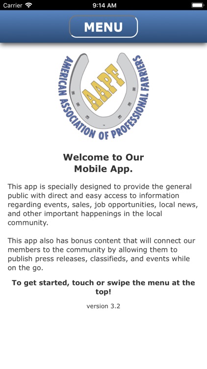 AAPF Inc. Mobile App