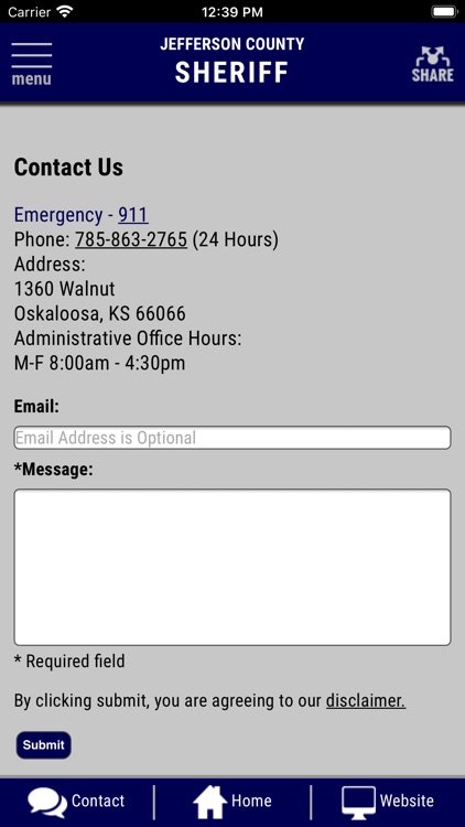 Jefferson County KS Sheriff