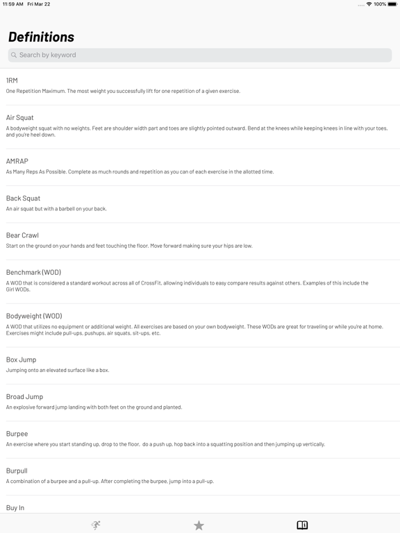Random WOD Generator iPad screenshot 4 - Health & Fitness app