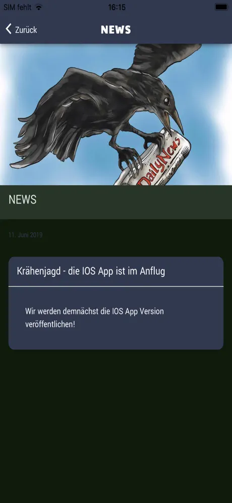 Krähenjagd