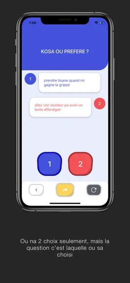 Game screenshot kosa ou prefere ? quiz 974 apk