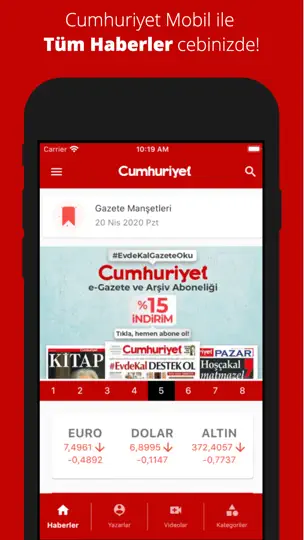 Cumhuriyet iPhone Ekran Görüntüsü 1