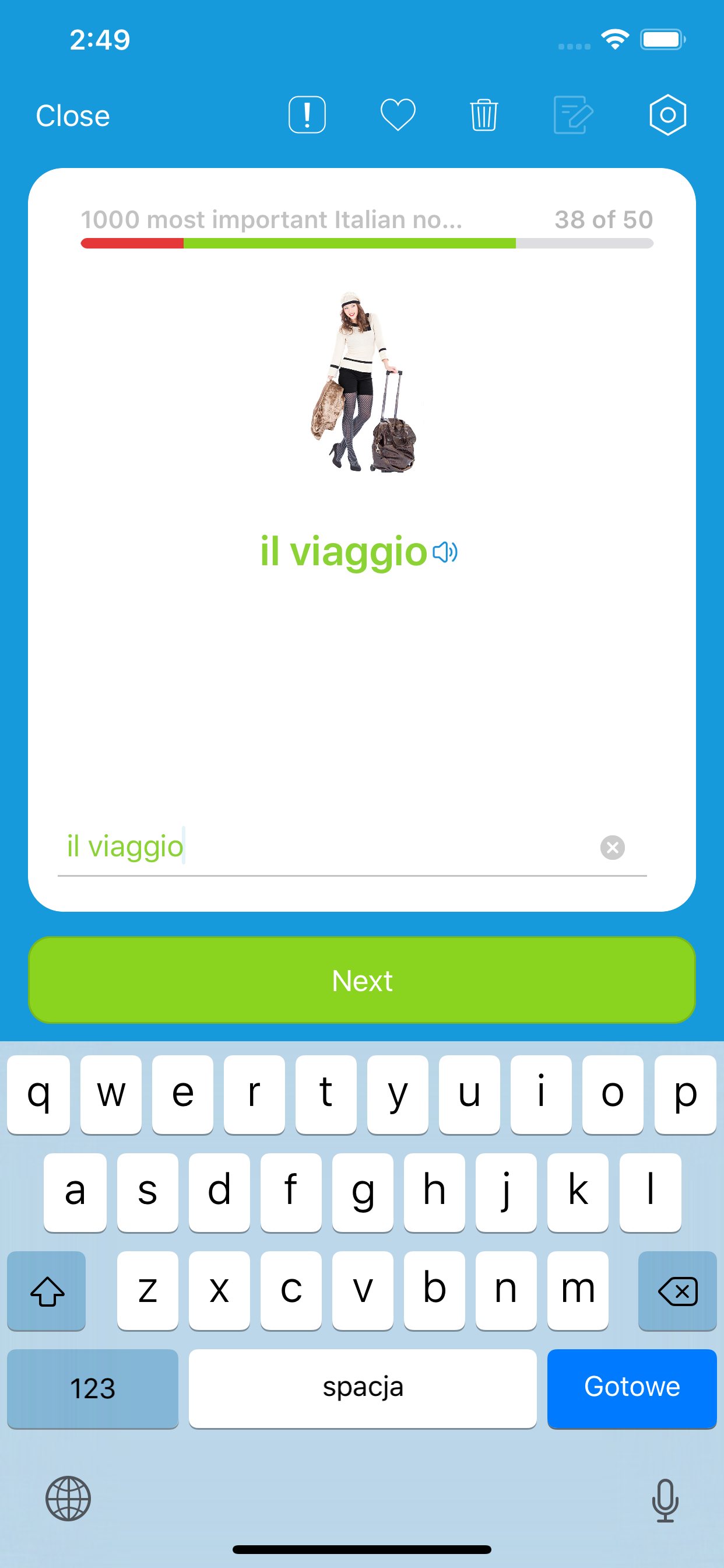 Learn Italian: Voc App Lessons screenshot 6