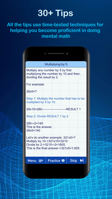 Mental Math-Train your Brain iPhone screenshot