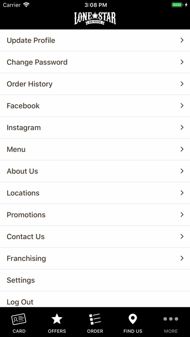 LoneStar Rewards iPhone screenshot 8